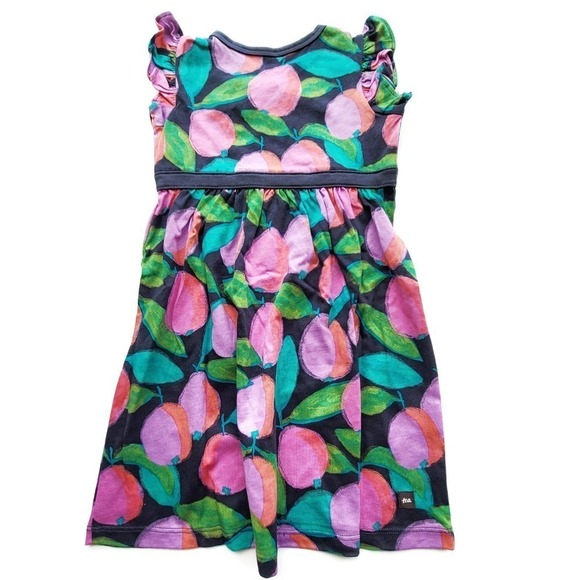 Tea Collection 4T Guava Go-Go Pink Flutter Dress NWT - Picture 2 of 3